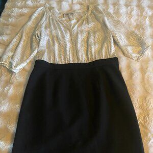 Black & White Loft Dress